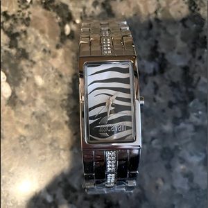 Just Cavalli Zebra Print Watch